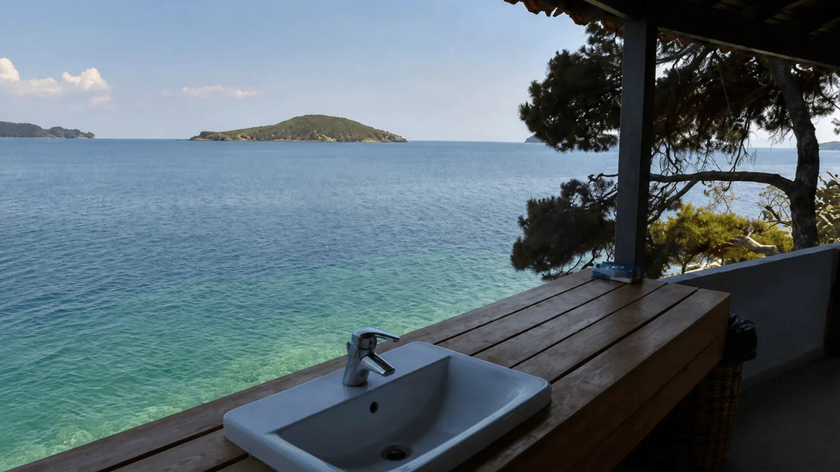 The Sink in Skiathos